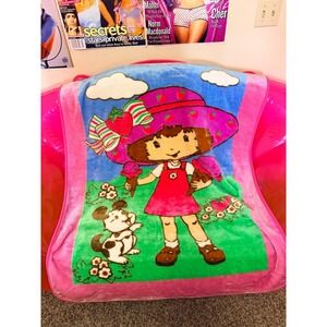Strawberry Shortcake Pink Blanket